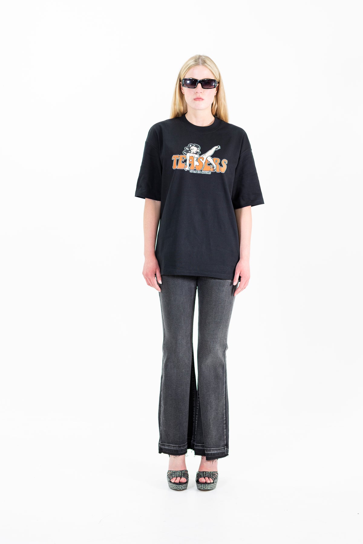 Teasers Oversized Boyfriend Tee – Open 24 Hours